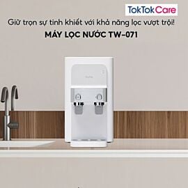 Máy lọc nước Toktok WM071RWA ( TW071 ) , 4 lõi, 4L, 2 vòi 3 chức năng: nóng - lạnh- thường