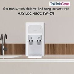 Máy lọc nước Toktok WM071RWA ( TW071 ) , 4 lõi, 4L, 2 vòi 3 chức năng: nóng - lạnh- thường