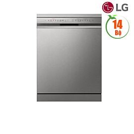 Máy rửa bát 14 bộ độc lập LG TrueSteam™ LDT14SVA4, Direct Drive Inverter , 10 chương trình, sấy ngưng tu & sấy hé cửa, màu bạc