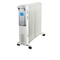 Máy sưởi dầu FujiE OFR4413 13 thanh , 2500W, bảng điều khiển điện tử, trắng bạc