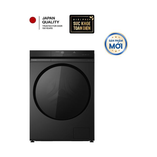 Máy giặt Panasonic cửa trước 11kg NA-22VDR1BVT (bảng điều khiển cảm ứng với đèn LED trắng và cửa lồng giặt kính cường lực, ActiveFoam, stainmaster, Blue AG+, cảm biến thông minh AI Smart Wash, ghi nhớ thông minh My Smart Memory, tự vệ sinh lồng gi...