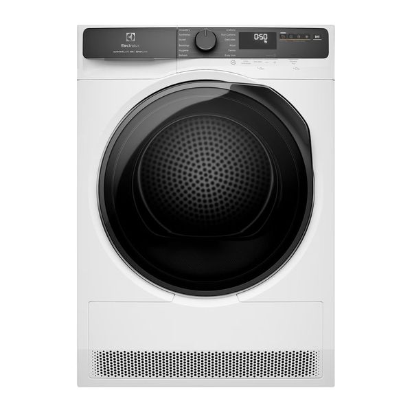 Máy sấy heatpump Electrolux UltimateCare 8 kg EDH803J5WC ( Công nghệ SensiCare với cảm biến thông minh giúp bảo vệ sợi vải, Chế độ sấy diệt khuẩn Hygiene, Công nghệ ColourCare đảm bảo sấy khô hoàn hảo mà vẫn giữ màu sắc của vải bền lâu, Công nghệ ...