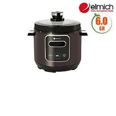 Nồi áp suất Elmich PCE-8574, 6L, 1350W, điện tử