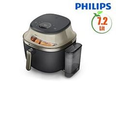 Nồi chiên không dầu 7.2L Philips NA543/00, 3 trong 1 ( chiên, hấp, chiên hơi nước), 2000W, SteamClean