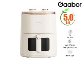 Nồi chiên không dầu Gaabor AF-45M02A, 5L, 1350W, 10 menu chức năng, màu đen
