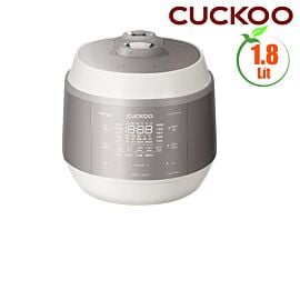 Nồi cơm điện tử cao tần Cuckoo 1.8L CRP-KHTAS1010FWM, 1455W, lòng nồi Inox không gỉ, xám trắng