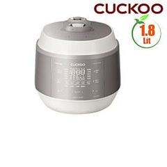 Nồi cơm điện tử cao tần Cuckoo 1.8L CRP-KHTAS1010FWM, 1455W, lòng nồi Inox không gỉ, xám trắng