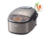 Nồi cơm điện tử cao tần Zojirushi NP-HRQ18-XT, 1.8L, 1220W-1240W, chức năng nấu cơm gạo nứt nảy mầm GABA Brown