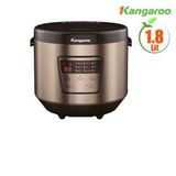 Nồi cơm điện tử Kangaroo 1.8 lít KG18DR7, lòng nồi phủ Ceramic dày 1.6 mm, điều khiển cảm ứng tiếng Việt