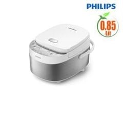 Nồi cơm điện tử mini Philips 0.85 lít HD3170/66, 600W, 8 menu nấu tự động