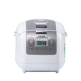 Nồi cơm điện tử Toshiba RC-10NMFVN(WT), 1.0L, 600W, Công nghệ nấu 3D, lòng nồi 4mm,