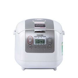 Nồi cơm điện tử Toshiba RC-10NMFVN(WT), 1.0L, 600W, Công nghệ nấu 3D, lòng nồi 4mm,