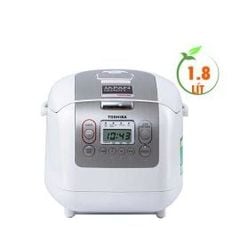 Nồi cơm điện tử Toshiba RC-18NTFV(W), 1.8L, 800W, Công nghệ nấu 3D, lòng nồi 4mm,