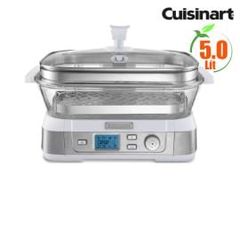 Nồi hấp điện thủy tinh Cuisinart STM-3000HK, 5L, 7 chương trình hấp khác nhau