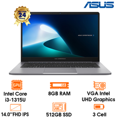 Laptop Asus ExpertBook P1403CVA i3-1315U | 8GB DDR5 | 512GB SSD | 14