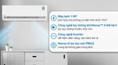Điều hòa Panasonic Inverter 1 chiều XU9BKH-8 (1HP / 9550BTU / Nanoe X Gen 3) - Hàng Chính Hãng