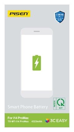 Pin iPhone 14 Pro Max Chính Hãng PISEN (Dung lượng chuẩn 4323mAh)