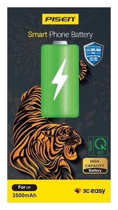 Pin iphone 11 Chính hãng Pisen (Dung lượng cao 3500mAh)