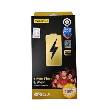 Pin iPhone X Chính Hãng PISEN (Dung lượng cao 2960mAh)