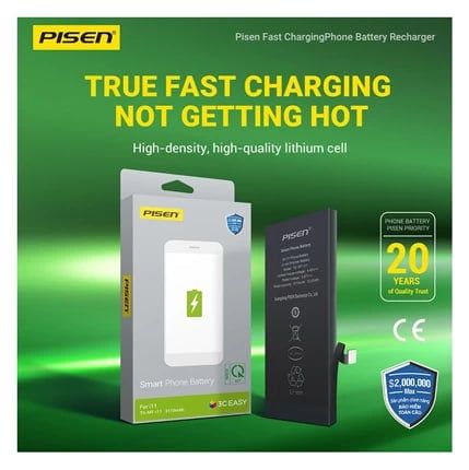 Pin iPhone 13 Pro Max Pisen 4352mAh chính hãng