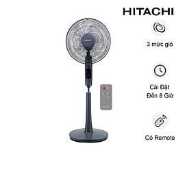Quạt cây Hitachi LF-A6RCGN, 55W, 5 cánh, 3 mức tốc độ gió, remote