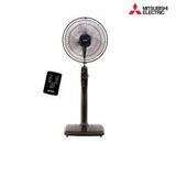 Quạt cây Mitsubishi LV16-RBCY-GY, 47W, có khiển, 122-138cm, màu xám đậm