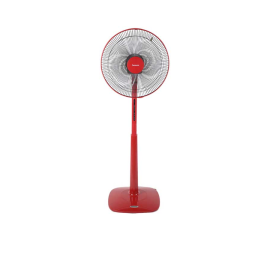 Quạt cây Panasonic F-409KB - màu xanh; có khiển; 51W; hẹn giờ 1,3,6; tạo gió theo nhịp; cao 128-143cm