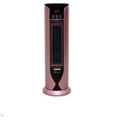 Quạt sưởi gốm Ceramic để sàn Fujie CH-1600RM, 1000W/2000W, điều khiển từ xa, 10-20m2, màu vàng hồng đen