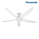 Quạt trần Panasonic F60GDN-LGS - 5 cánh, có remote, 40W, ti dài 21.2cm, động cơ DC tiết kiệm điện 9 cấp độ gió, màu bạc