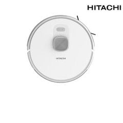 Robot hút bụi lau nhà Hitachi RV-X20P, tường ảo thông minh, lên lịch dọn vệ sinh, tự động về trạm sạc, 3200mAh, 5000 Pa, <70 dBA, màu trắng