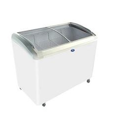 Tủ đông kính cong Sanden intercool SNC-0375, 330L, 1 ngăn đông, 1220x695x920, Gas R290,