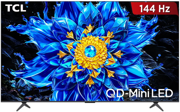 TV TCL 55-inch QD Mini LED 4K 55P8LS HVA Panel 144 Hz - Google TV; Bộ xử lý AiPQ Pro,93% DCI-P3 Ultra-wide Color Gamut; Bộ xử lý AiPQ, Loa ONKYO 2.1(50-60W) Hi-Fi System, AiPQ Pro Processor, Slim & Unibody, 1600 nits