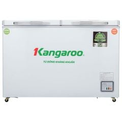 Tủ đông Kangaroo kháng khuẩn Inverter 230 lít KGFZ320IC2 (dàn đồng, 2 ngăn 2 cánh, lòng tủ phủ Nano kháng khuẩn, màu trắng)