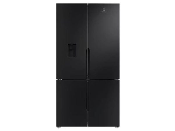 Tủ lạnh 4 cánh Electrolux 562L EQE5760B-B UltimateTaste Series 800 - Nước ngoài; Đá tự động; AICoolAssist; Ngăn đông mềm linh hoạt MultiChill, Ngăn GreenZone giúp giữ rau củ quả tươi lâu hơn; Cooling360; Cấp đông nhanh; Luồng khí đa chiều bằng Met...