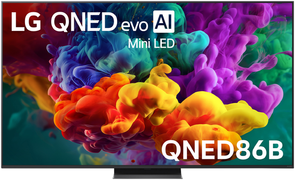 TV LG 65-inch Qned EVO ai Miniled 4K 65QNED86BSA 120Hz/144Hz Native- webOS 26; Bộ xử lý α8 AI Processor 4K Gen3, Wi-Fi 5; loa 20W, AI Sound Pro,2026