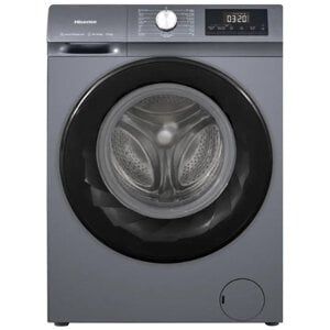 Máy giặt cửa trước Hisense 10.5kg WF105N1 - Màu xám - Giặt nhanh 15ph; Giặt hơi nước; Thêm đồ giặt; Vệ sinh lồng giặt; Động cơ Inverter Pro bảo hành trọn đời; Luồng Nước Pure Jet; Hẹn giờ kết thúc; Vắt 1400 vòng/ph