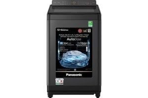 Máy giặt Panasonic 12,5kg cửa trên inverter NA-FD125X3BV(Xoáy nước siêu mạnh,Hệ thống tạo bọt siêu mịn ActiveFoam, StainMaster loại bỏ vết bẩn khó. Màu xám đen))