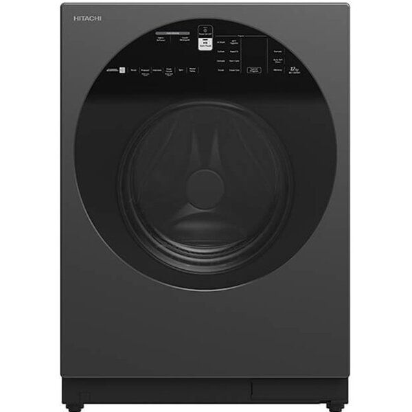 Máy giặt cửa trên Hitachi 10KG LTL10MV00 - Màu xám đậm, giặt thông minh tiết kiệm nước, sấy khô bằng luồng khí, tự động cân bằng, tự vệ sinh lồng giặt; Cửa trợ lực