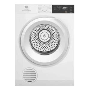 Máy sấy thông hơi Electrolux 8kg EDV804H3WC (Sấy đảo chiều chống nhăn, Chương trình diệt khuẩn chuyên sâu, Cảm biến sấy bảo vệ áo quần, Giữ trang phục bền màu lâu hơn, Sấy nhanh cho lượng đồ ít, Lồng sấy cỡ lớn tiện lợi. Màu trắng)