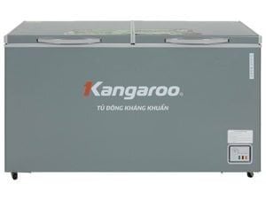 Tủ đông kháng khuẩn 500L Kangaroo KGFZ560NG1 ( 1 ngăn 2 cánh, dàn lạnh bằng đồng nguyên chất, lòng tủ Nano kháng khuẩn, Màu ghi sần). KT: 1630-688-859 mm