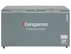 Tủ đông kháng khuẩn 500L Kangaroo KGFZ560NG1 ( 1 ngăn 2 cánh, dàn lạnh bằng đồng nguyên chất, lòng tủ Nano kháng khuẩn, Màu ghi sần). KT: 1630-688-859 mm