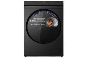 Máy giặt sấy Panasonic 10kg/7kg NA-S24DW1BVT (ActiveFoam, stainmaster, Blue AG+, công nghệ sấy tối ưu cùng khả năng giảm nhăn Steam Fresh, tính năng, cảm biến thông minh AI ECONAVI, AI SmartWash, điều khiển từ xa IoT) Màu đen, H x W x D (845 x 596...