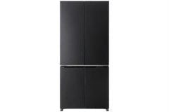 Tủ lạnh 4 cánh Panasonic 525L NR-XZ590CWKV, AI Econavi và Inverter, kháng khuẩn Ag Clean 99,9%, Đông mềm chuẩn -3°C, Màu: đen thép, thiết kế âm tường, Kích thước: Ht×W×D (C×R×S): 1890-810-650.