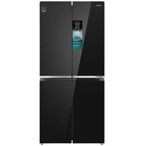 Tủ lạnh 4 cánh Hisense inverter RQ559N4EBU 427L - Màu đen, mặt gương - 2 dàn lạnh độc lập; Super Cool & Super Freeze - khay đá xoay.