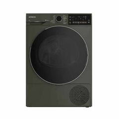 Máy sấy quần áo Heatpum 10kg Hitachi TD-100XFVEM - Màu xám - Khử trùng bằng tia cực tím; 14 chế độ sấy; có đèn led trong lồng; Turkey