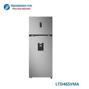 Tủ lạnh LG 459L LTD46SVMA - Màu bạc - Ngăn đá trên 100L; Nước ngoài; Đá tự động; Ngăn Fresh 0 zone; ThinQ; 446KWh/năm