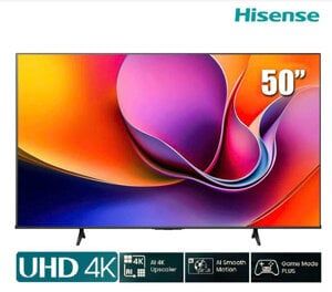 TV Hisense 43-inch 4K 43A6Q 2025 60Hz- Vidaa OS; 330 Nits; Wi-Fi 5; AIPQ; 4K AI Upscaler; Dolby Vision; DTS Virtual X 2.0 16W
