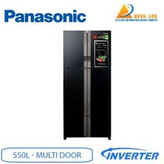 Tủ lạnh 4 cánh Panasonic 550L NR-DZ601YGKV(Màu sắc:Đen ánh sao; đá tự động; đông mềm, nanoX; CSPF=1.80