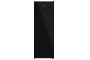 Tủ lạnh Hitachi Inverter 323 lít HRBN6340DGBKVN (Kiểu tủ ngăn đá dưới,Inverter x Làm lạnh kép.Ngăn rau công nghệ Max Fresh.Công nghệ ion hóa.Ngăn Chill tươi ngon -1°C), Màu đen mặt kính.