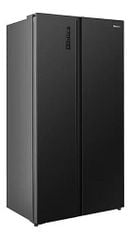 Tủ lạnh SBS Hisense 544L RS708N4EBN - Mặt thép, làm lạnh đa chiều, inverter tiết kiệm điện, bảng điều khiển ngoài)